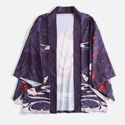Haori | Evil Oni Kitsune Mask Kimono Cardigan | Foxtume
