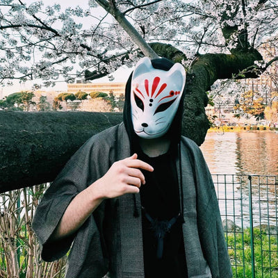 How Can You Style A Kimono With A Kitsune Mask?