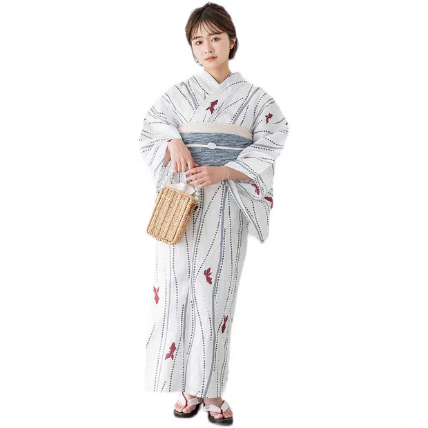 Goldfish Women Summer Yukata Cotton Made