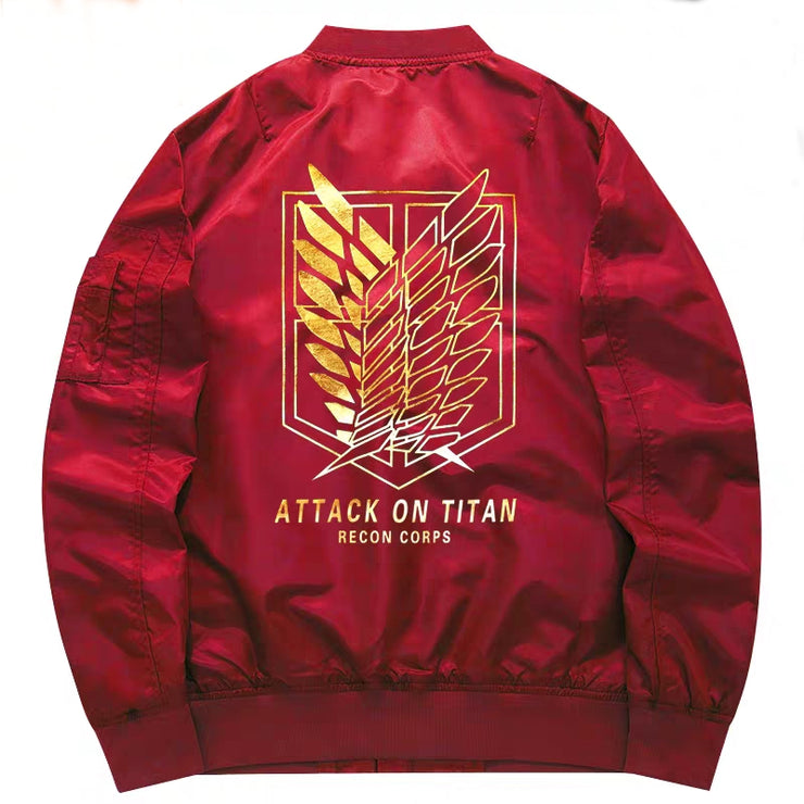 Attack On Titan Survey Corps Baseball Jacket