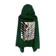Attack On Titan Survey Corps Hooded Blanket