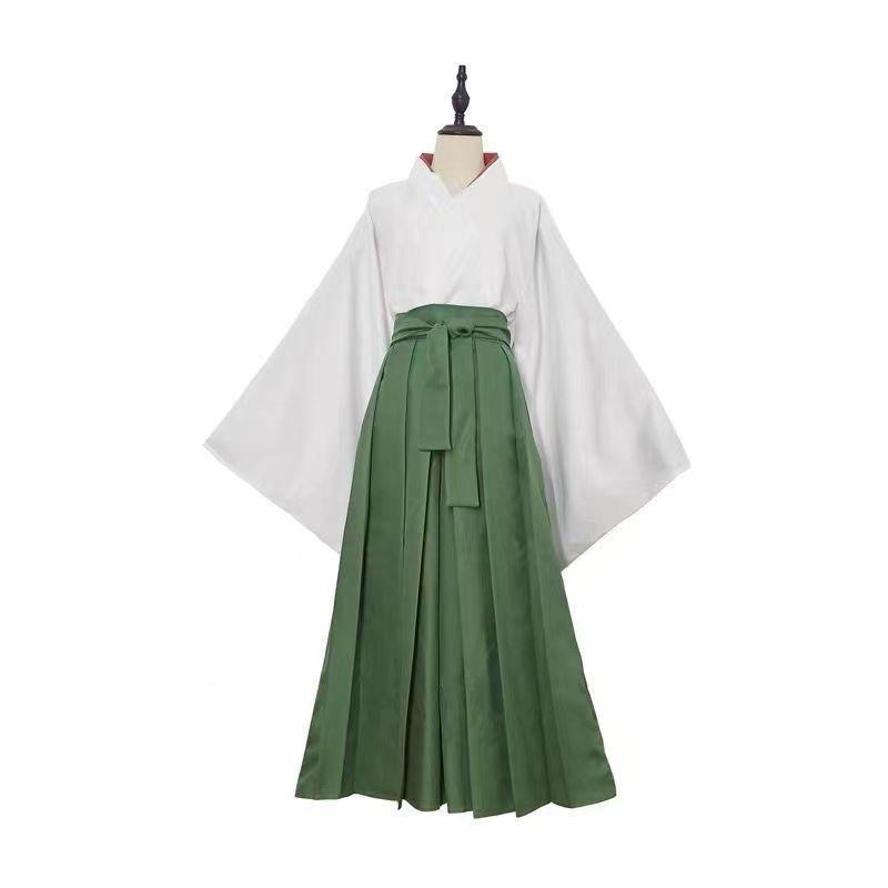 green-hakama-set-