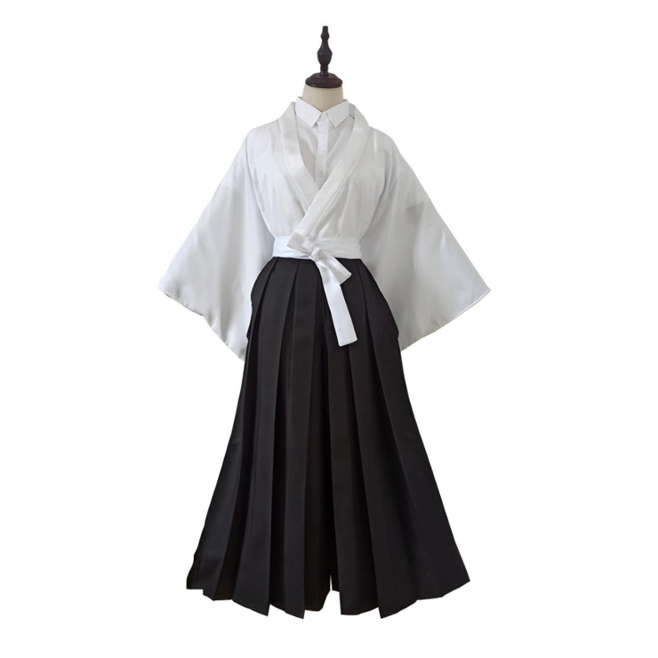 White and Black Hakama Set