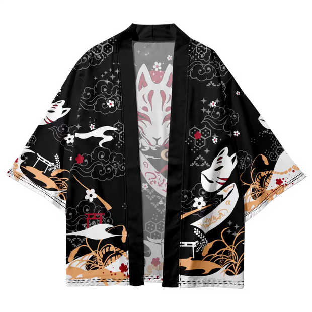 Kitsune Spirit Kimono Cardigan