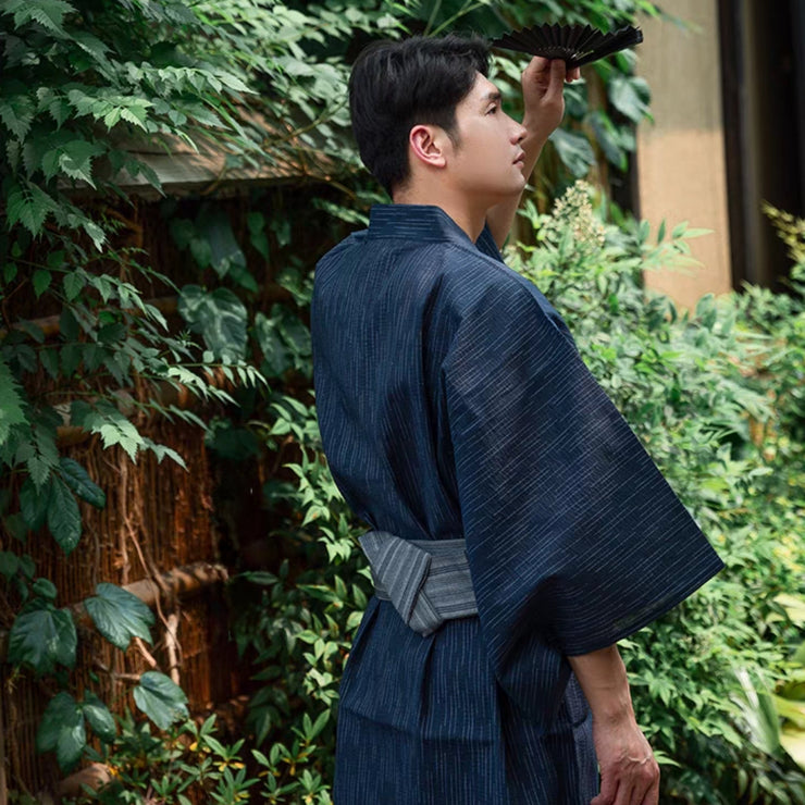 Blue Men Traditional Yukata