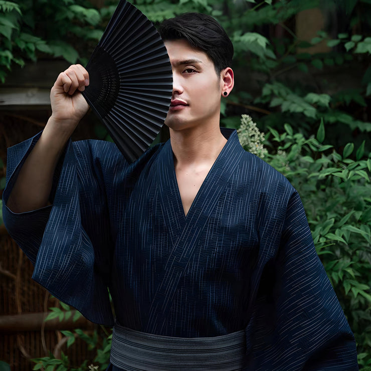 Blue Men Traditional Yukata