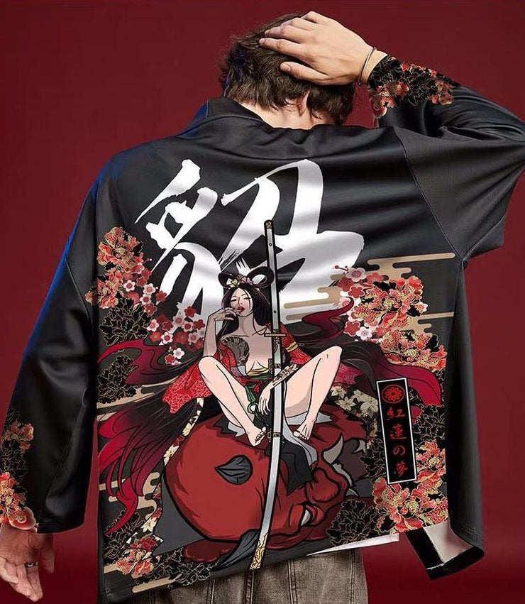 Sword Master Men Kimono Jacket | Foxtume