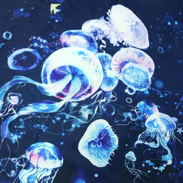Haori | Abyssal Jellyfish Kimono Cardigan | Foxtume