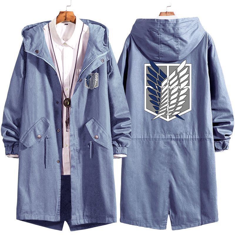 Attack On Titan Survey Corps Trench Coat | Anime Outfits | Foxtume