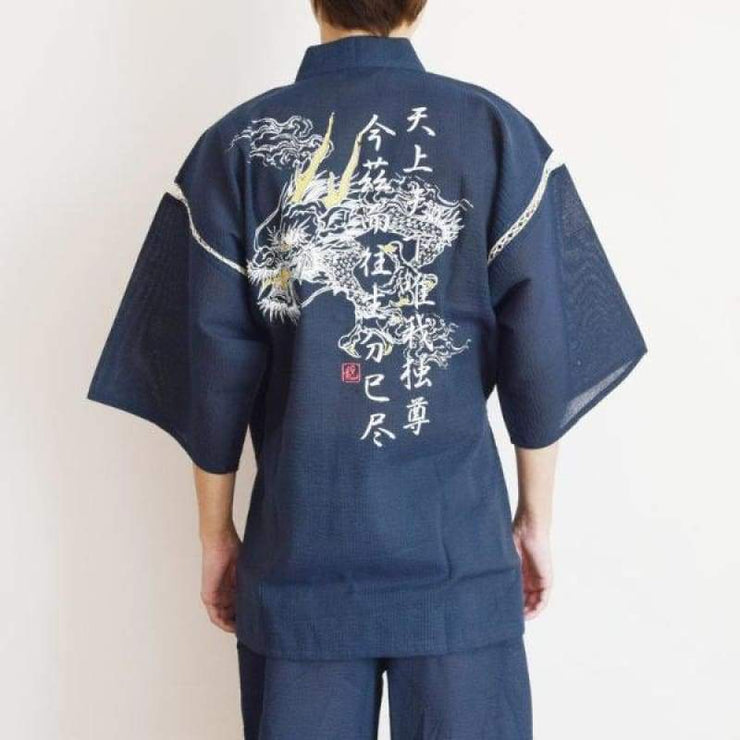 Jinbei | Emperors Dragon Print Mens | Foxtume