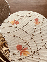 Hand Dyed Uchiwa Hand Fan 【Goldfish】