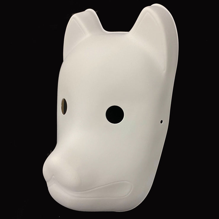 Blank Kitsune Mask for Painting | Foxtume