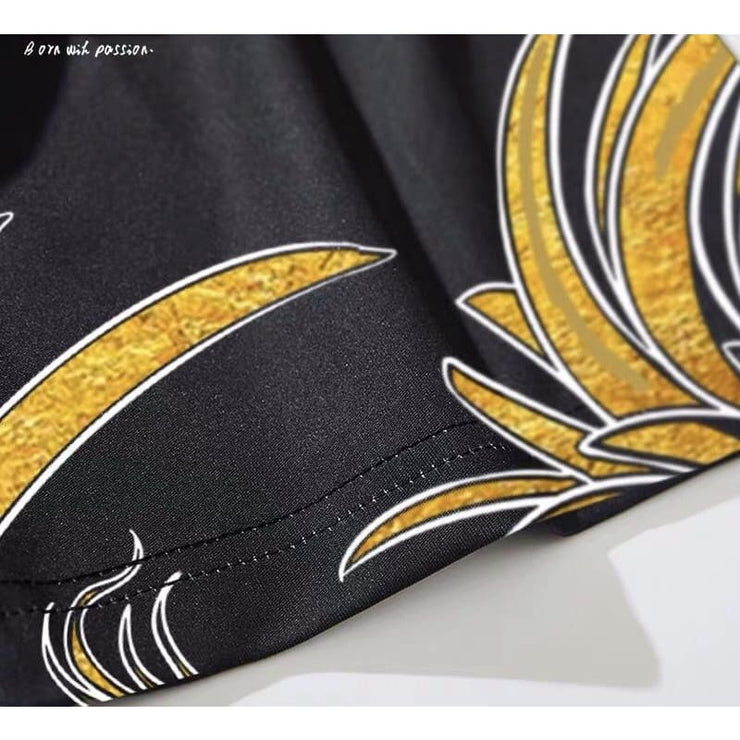 | Golden Phoenix Kimono Shirt | Foxtume