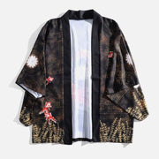 Haori | Hanabi Goldfish Kimono Cardigan | Foxtume