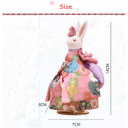 Music Box | Handmade Japanese Kimono Rabbit - Simple Purple Sakura | Foxtume