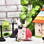 | Handmade Kimono Rabbit Music Box - Dancing Couples | Foxtume
