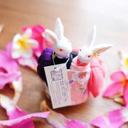 | Handmade Kimono Rabbit Music Box - Dancing Couples | Foxtume