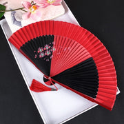 Floral Japanese Folding Fan 