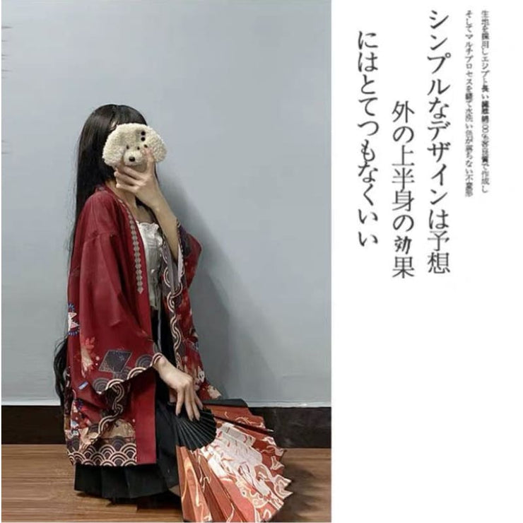 Haori - Inari Festival Kimono Cardigan【new Item⭐️】 - Foxtume