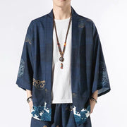 Japanese Crane Kimono Jacket | Foxtume