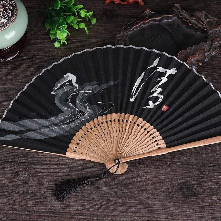 Hand Fan | Japanese Folding - Buddhist Style | Foxtume