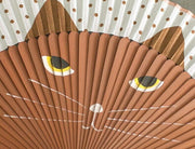 Japanese Folding Fan 【Kawaii Cat】