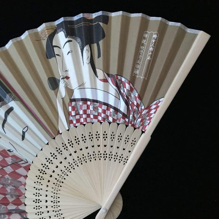 Hand Fan | Japanese Folding - Female Kabuki | Foxtume