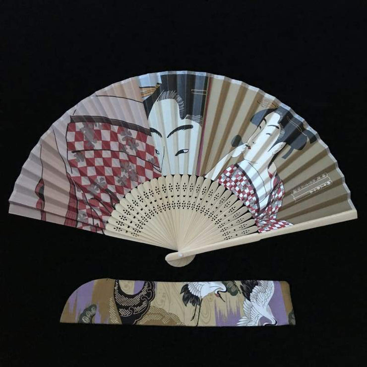 Hand Fan | Japanese Folding - Female Kabuki | Foxtume