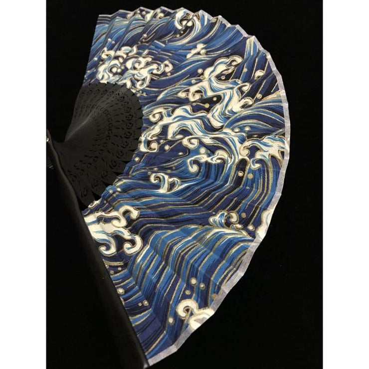 Hand Fan | Japanese Folding - Ocean | Foxtume