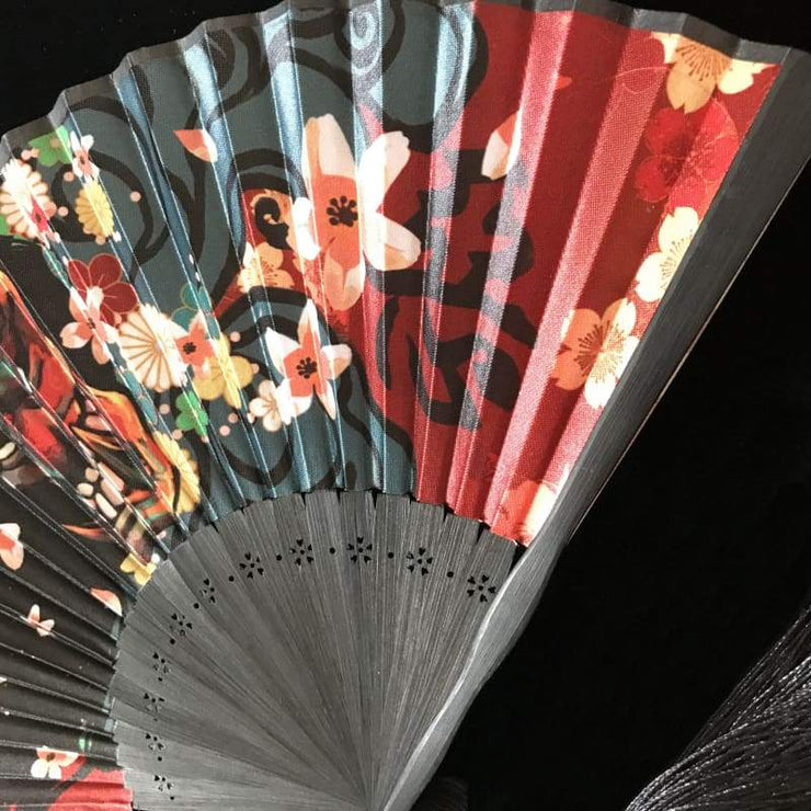 Hand Fan | Japanese Folding - Oni | Foxtume