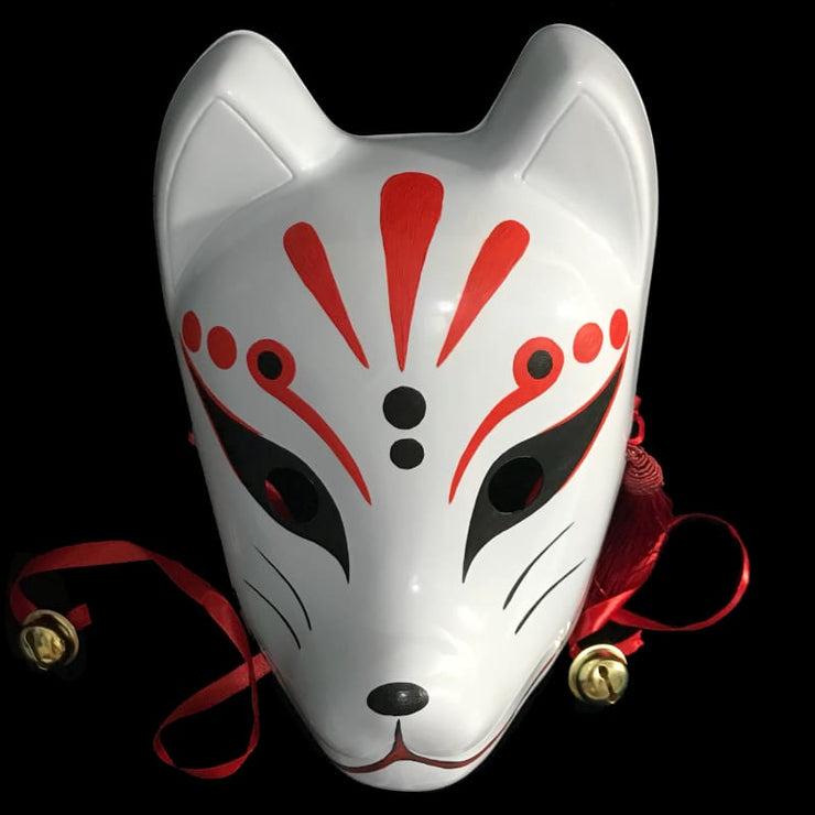 Kitsune Mask Kitsune Mask - Red Curse foxtume None / None