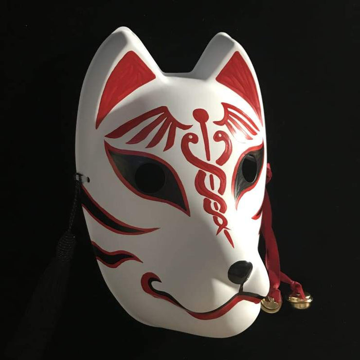 Kitsune Mask Kitsune Mask - Red Curse foxtume None / None