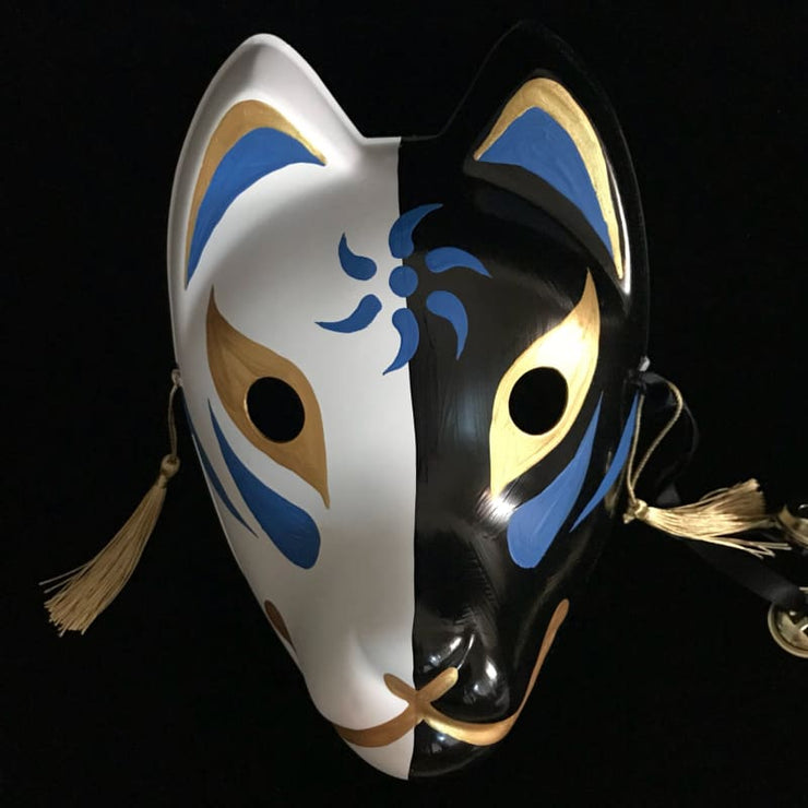 Traditional Kitsune Mask a Traditional Mask for Wearing & Deco Traditional Kitsune  Mask, Traditional Mask to Wear and Decorate 