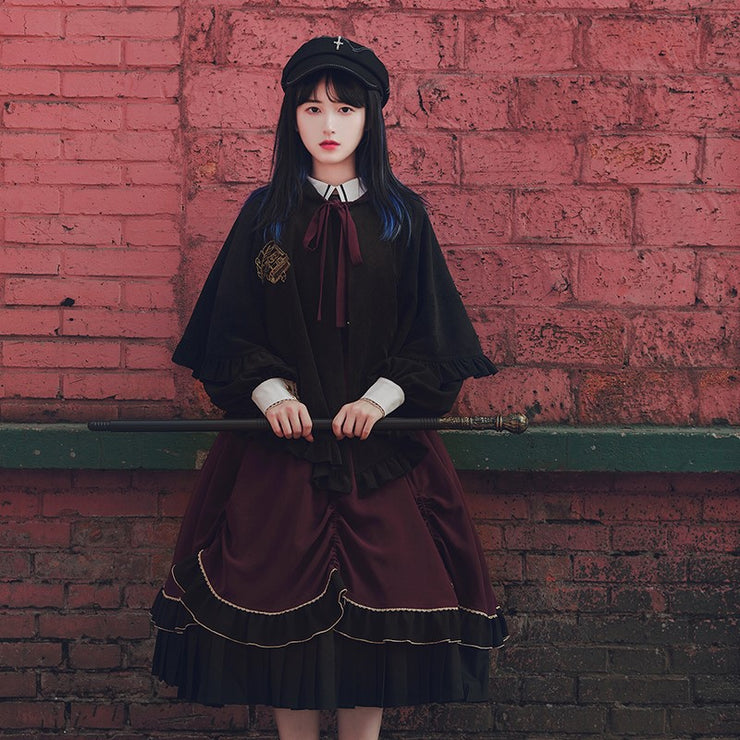 Magician-in-Training Lolita Dress with Cape