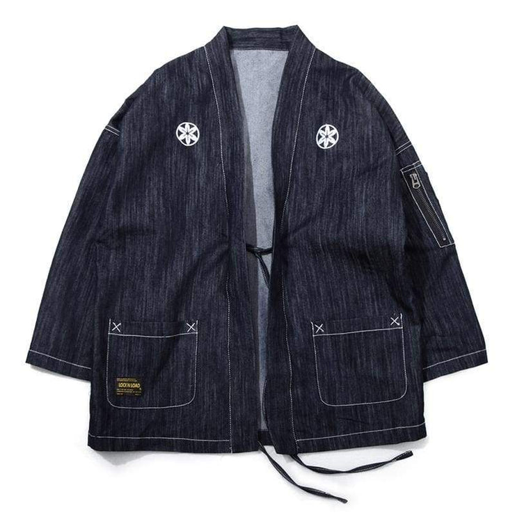 Haori Denim Kimono Jacket