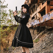 Military Uniform Shawl Cloak Lolita Dress