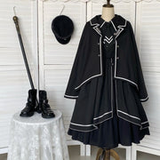 Military Uniform Shawl Cloak Lolita Dress