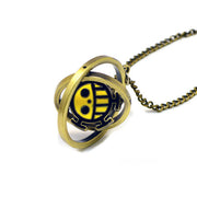 One Piece Law Rotatable Necklace