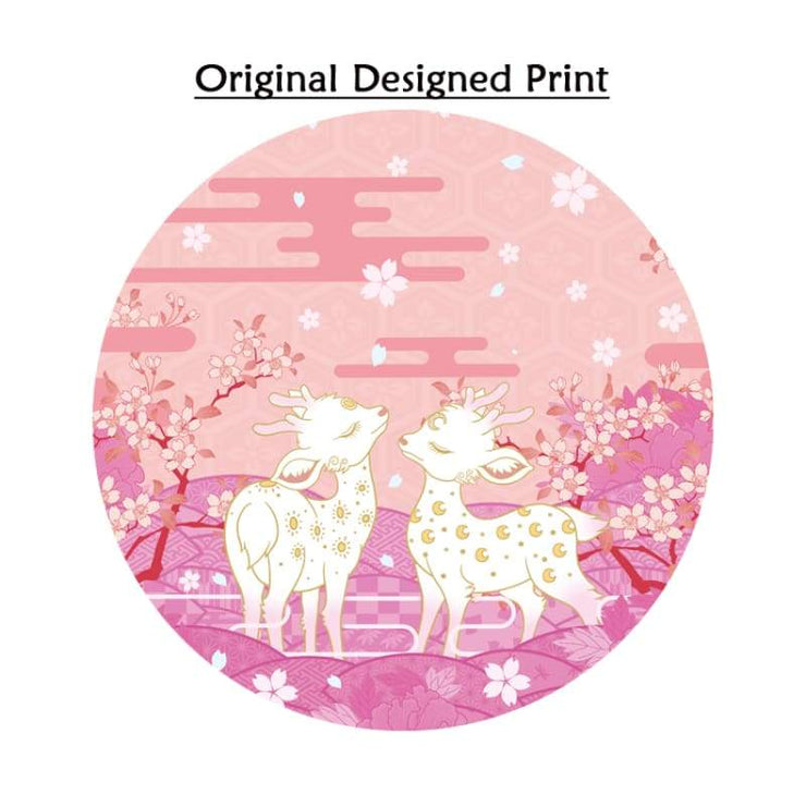 Haori | Pink Deer Couples Kimono Cardigan | Foxtume