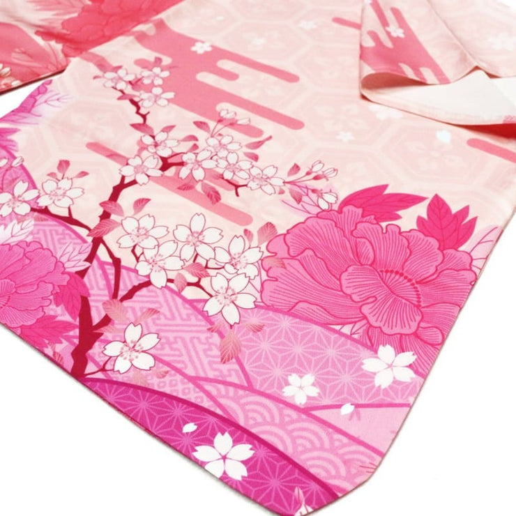 Haori | Pink Deer Couples Kimono Cardigan | Foxtume
