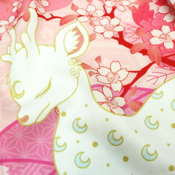 Haori | Pink Deer Couples Kimono Cardigan | Foxtume