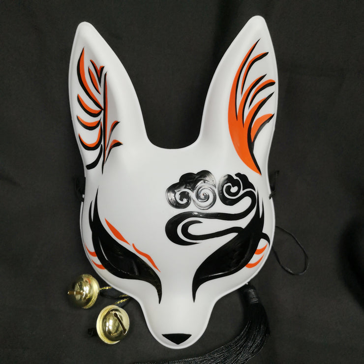 Long Ears Kitsune Mask - Black Nimbus