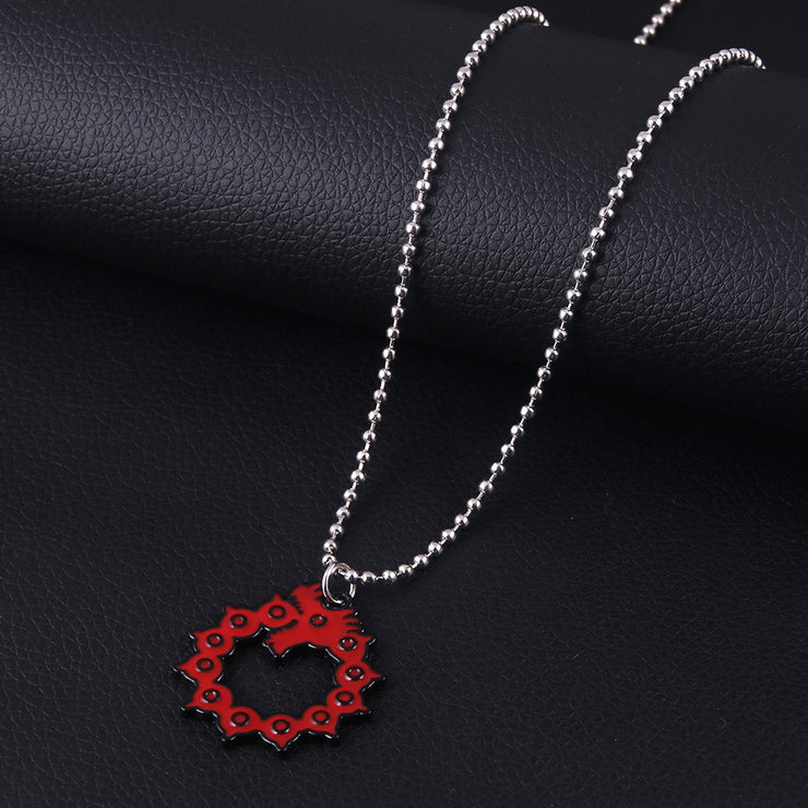 Red Meliodas Dragon Necklace