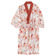 Yukata | Red Tone Floral Print Homewear | Foxtume