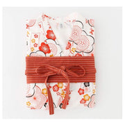 Yukata | Red Tone Floral Print Homewear | Foxtume