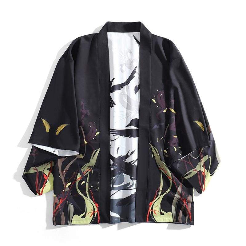 【新品未開封・送料無料】 And Day Reversible Haori Night Foxtume Haori Crow Clothing