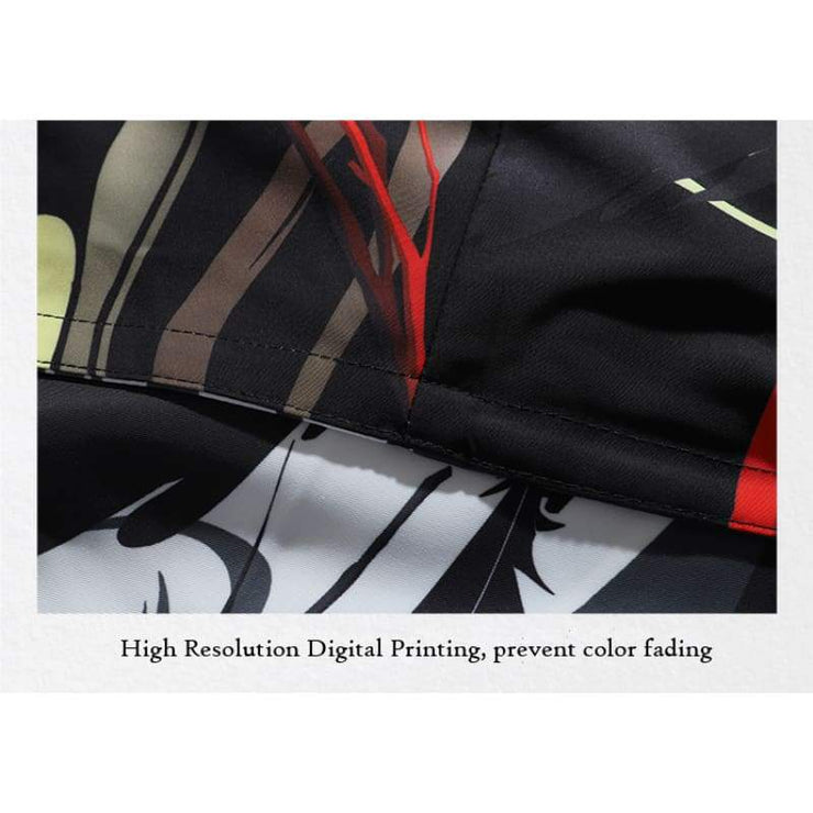 Haori | Reversible Day And Night Crow | Foxtume