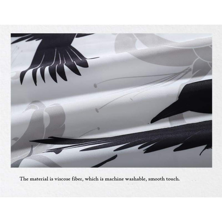Haori | Reversible Day And Night Crow | Foxtume
