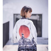 Haori - Reversible Last Samurai Kimono Cardigan - Foxtume