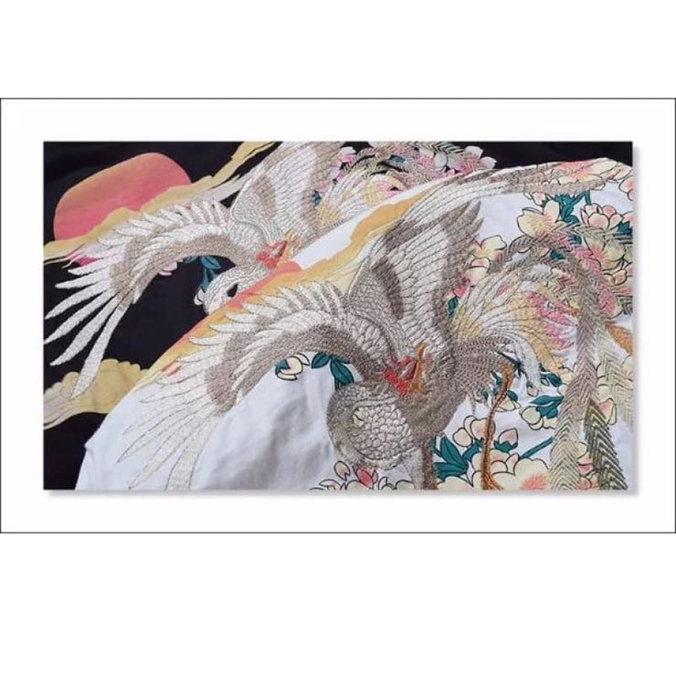 | Sakura Phoenix Embroidered Tee | Foxtume